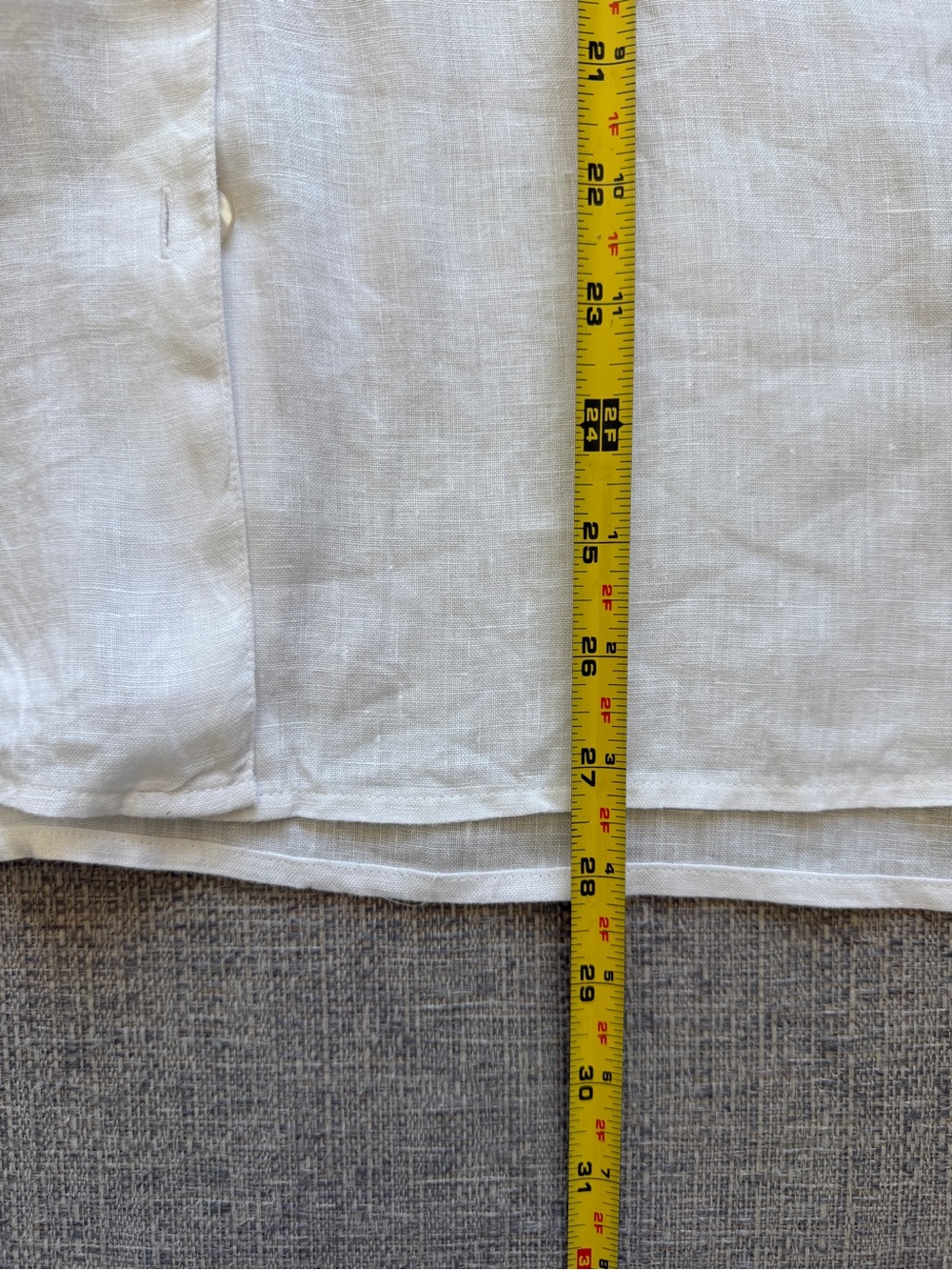 J. Jill Love Linen 100% Women’s XL White Button-Up Shirt Airy Cool Classic - Picture 8 of 11